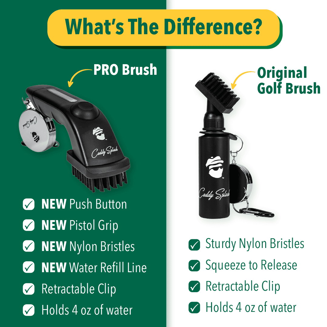 Golf Club Water Brush Pro Cleaner - Black - Image 3