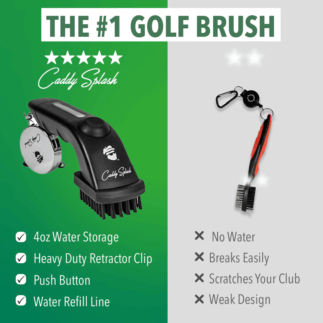 Golf Club Water Brush Pro Cleaner - Black - Image 6